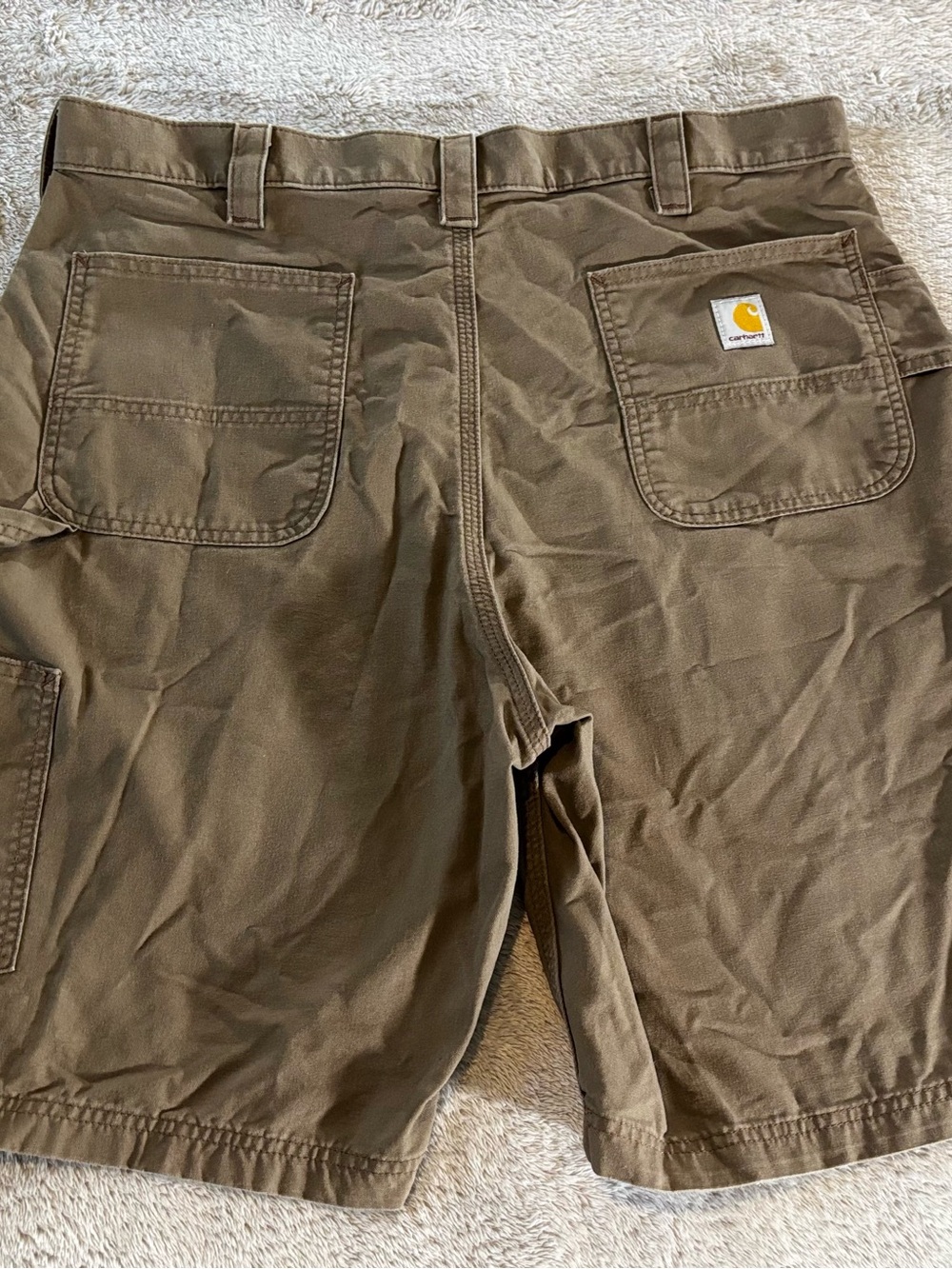 Carhartt Men's Brown/Tan Cargo Shorts 38w